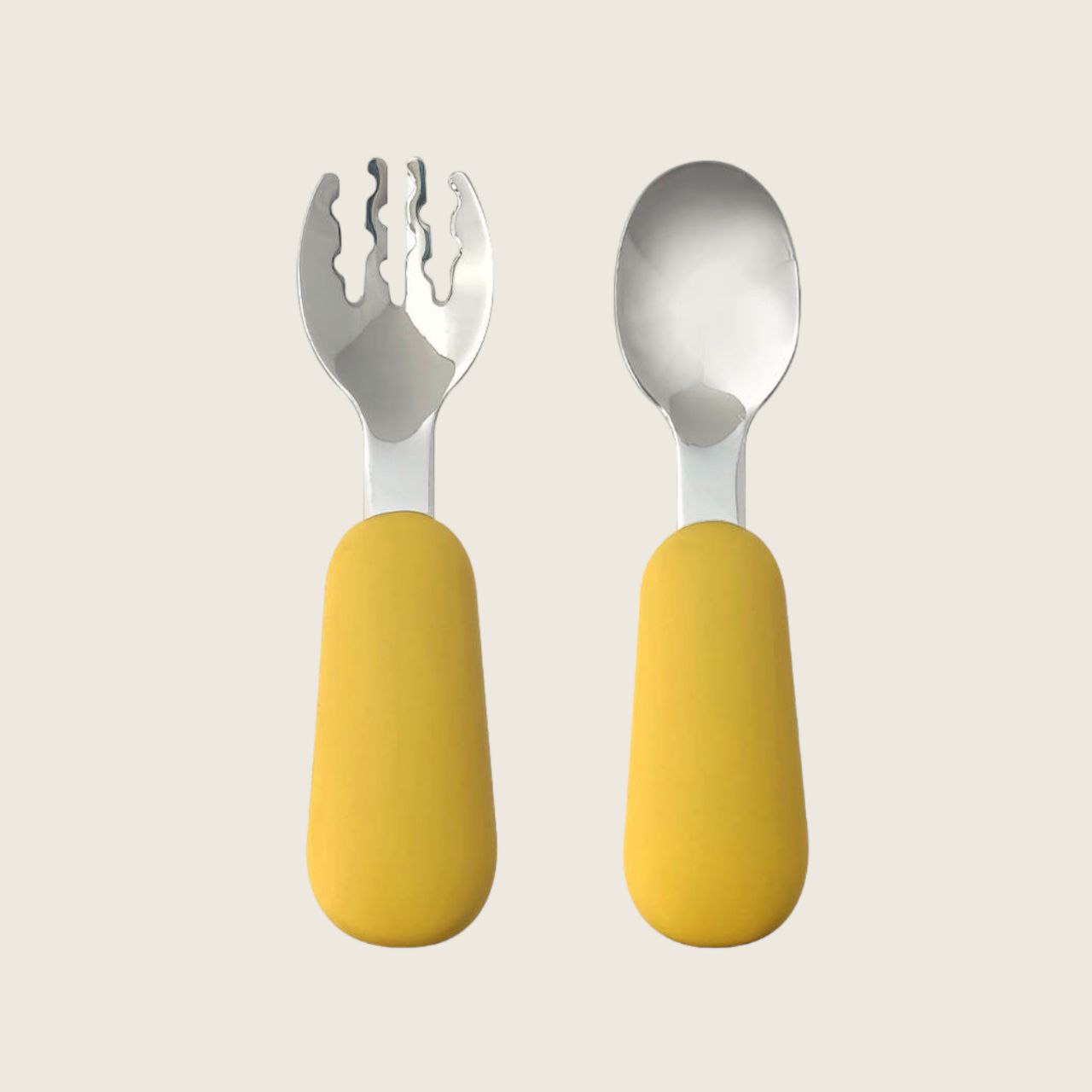 Posata silicone e acciaio