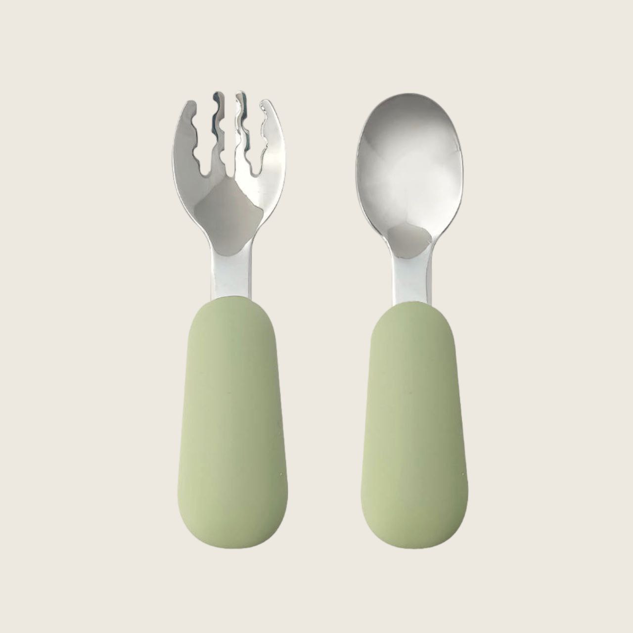Posata silicone e acciaio