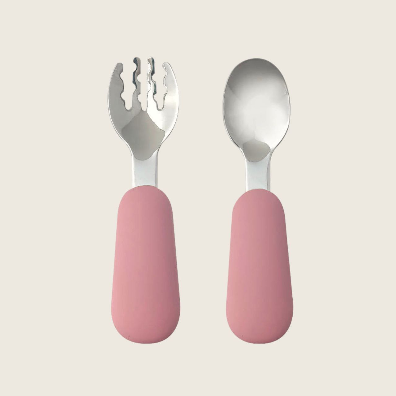 Posata silicone e acciaio