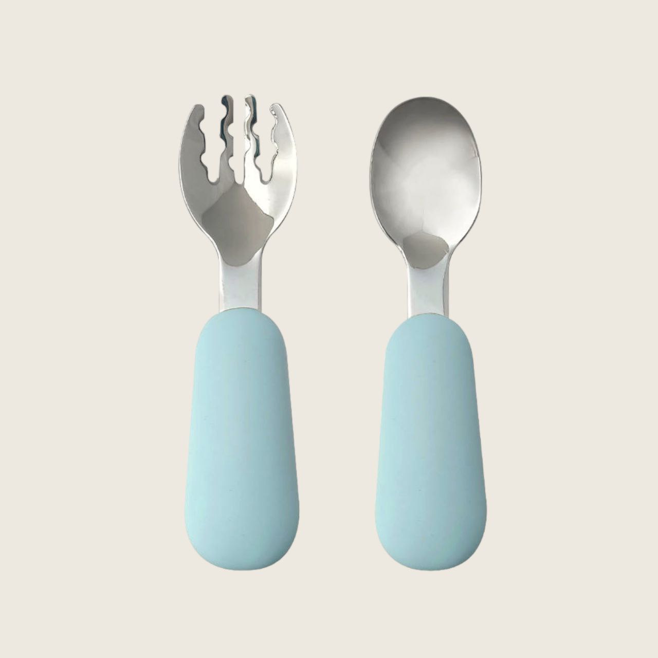 Posata silicone e acciaio