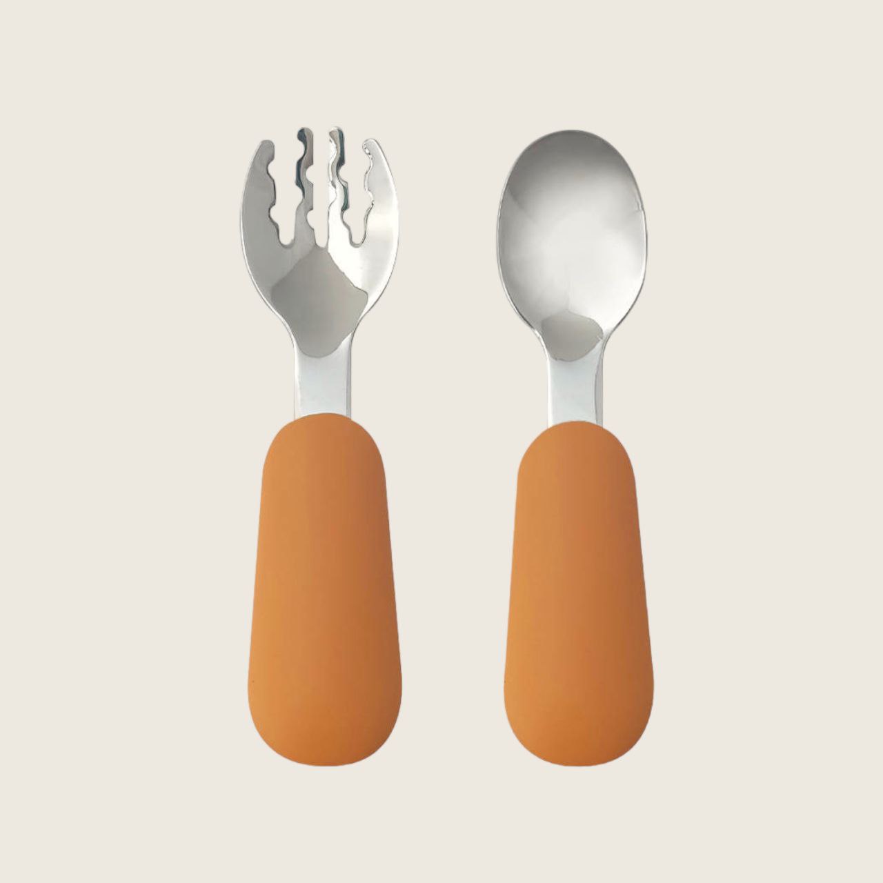 Posata silicone e acciaio