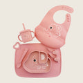Set pappa elefante rosa