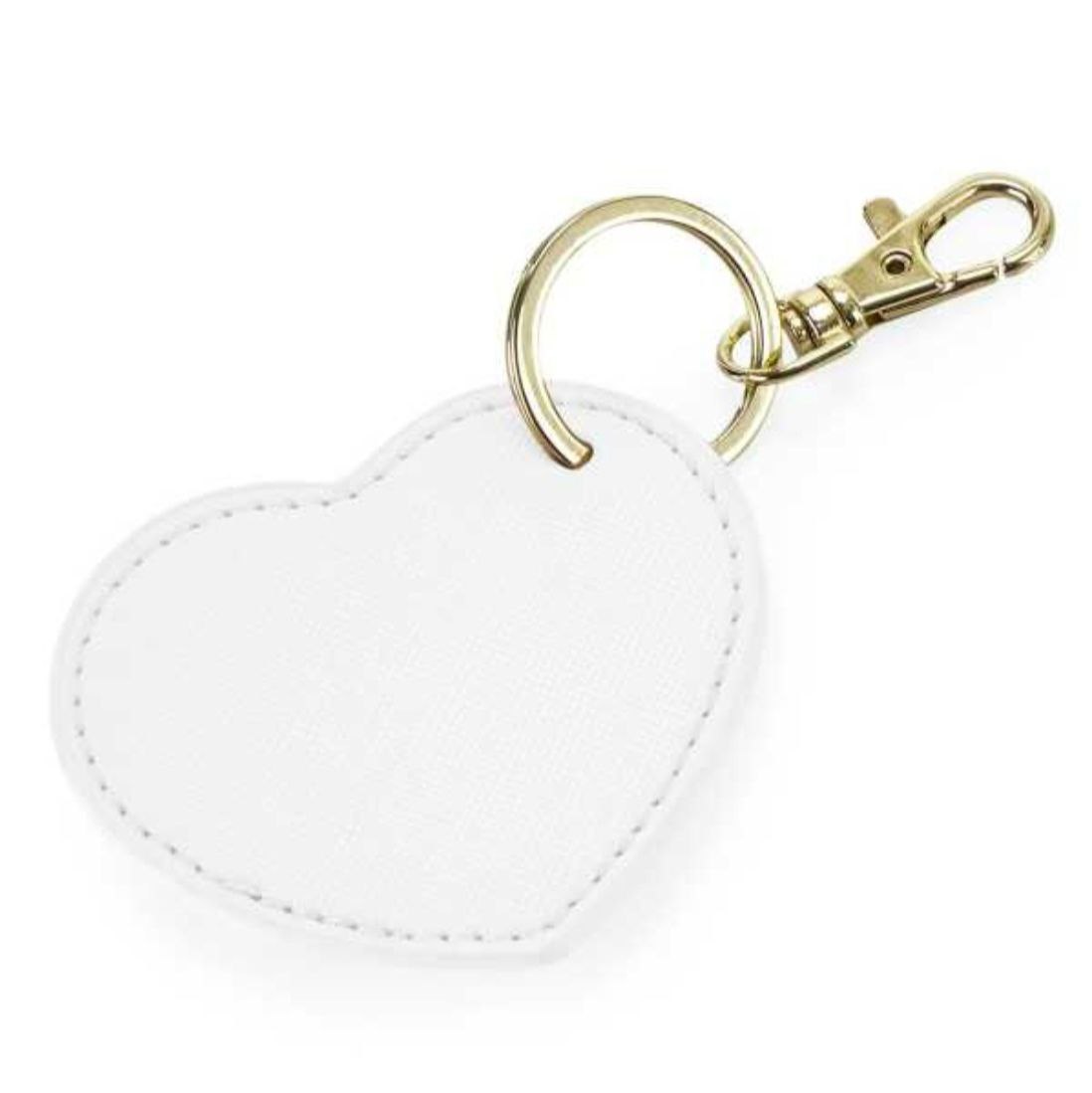 Portachiavi cuore simil pelle