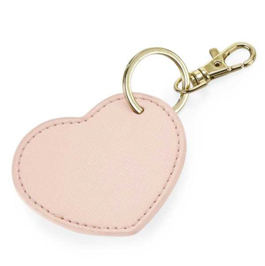 Portachiavi cuore simil pelle