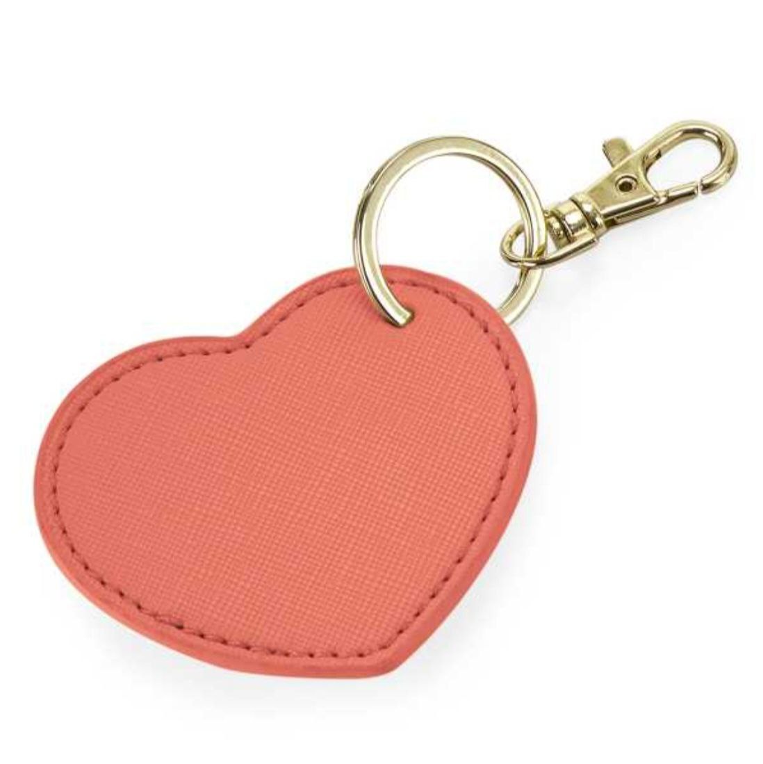 Portachiavi cuore simil pelle