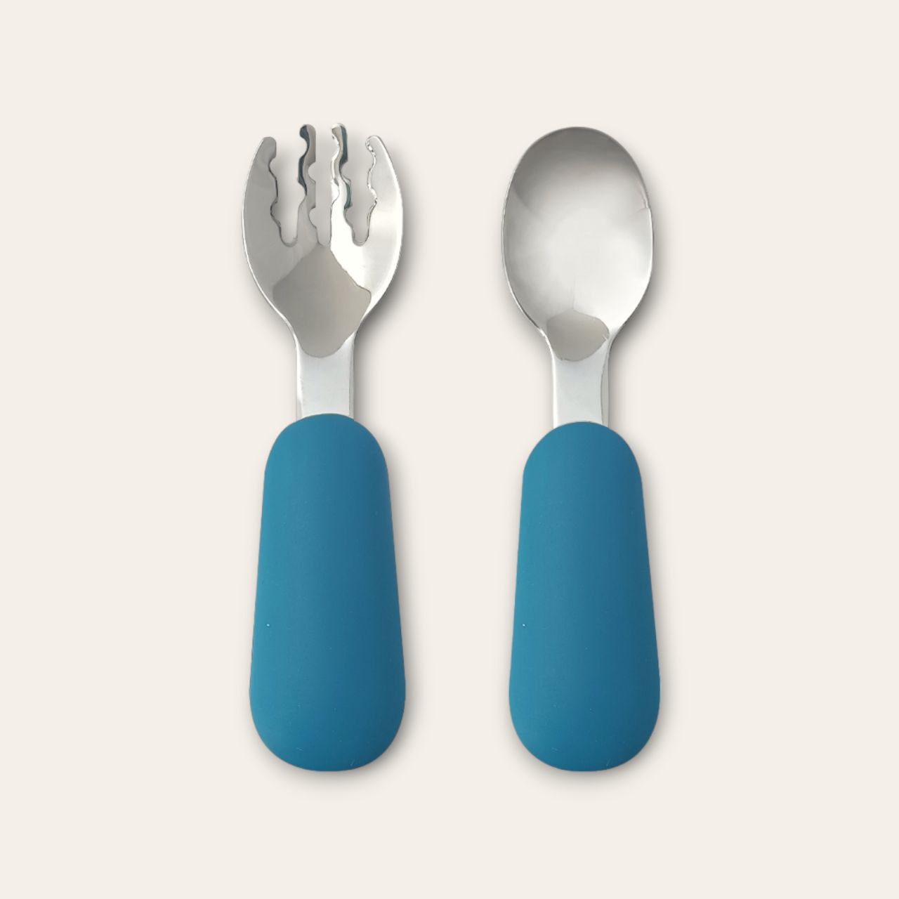 Posata silicone e acciaio