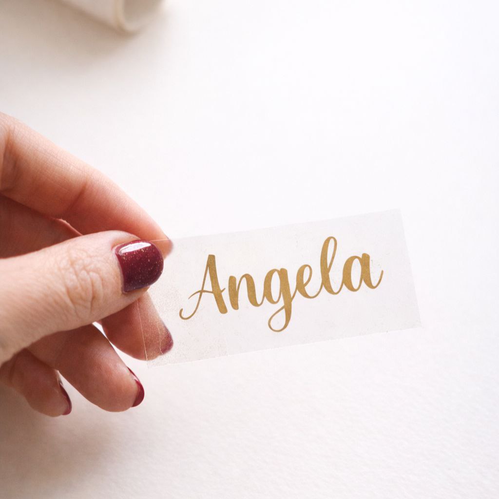 Scritta in termovinile personalizzata