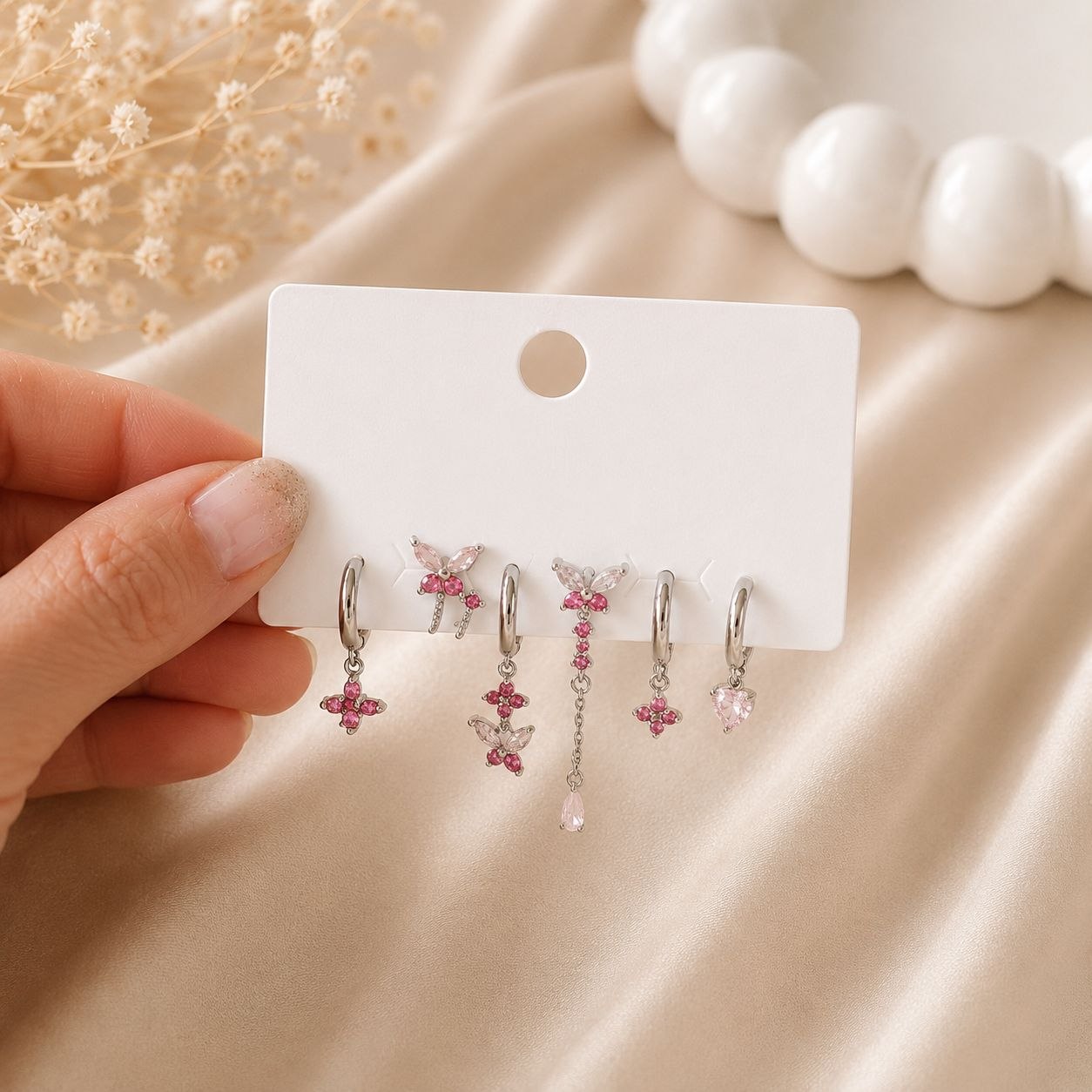 Set orecchini farfalla