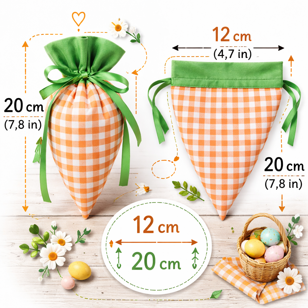 Sacchetti a forma di carotina