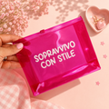 Pochette con carattere